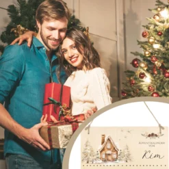 Adventskalender Personalisiert für die Adventszeit für Frauen und Männer mit Namen zum Befüllen
