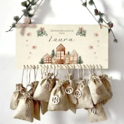 Adventszeit Geschenk Personalisiert für Frauen und Männer mit Namen zum Befüllen