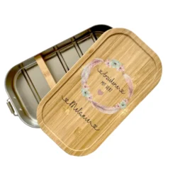 Brotdose "Erzieherin mit Herz" mit Namen | Lunchbox als Geschenk | Personalisierte Geschenkidee für Kindergärtnerin | Dankeschön