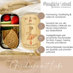 Brotdose mit Namen für Mädchen und Jungen | Lunchbox mit Motiv 