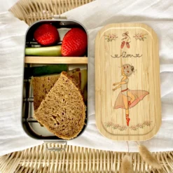 Brotdose mit Namen für Mädchen und Jungen | Lunchbox mit Motiv 