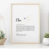 Digitales Poster für den besten Opa | Geschenk für den Großvater mit Definition | zum Ausdrucken