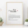 Digitales Poster für die beste Freundin | Freundschaftsgeschenk mit Definition | zum Ausdrucken