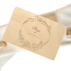 Erinnerungsbox aus Holz, Personalisierte Holzkiste für Babys zur Geburt mit Geburtsdaten