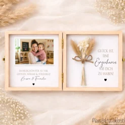Erzieherin Geschenk personalisiert | Abschiedsgeschenk Kita Kindergarten | Danke Geschenk Erzieherin Holzbox Dankeschön mit Namen des Kind