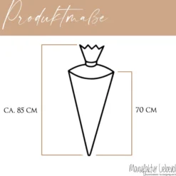 Eukalyptus Schultüte mit Namen für Mädchen Einschulung Schulkind 2025 Boho Schultüte Stoff Vintage Rosa Blumen Zuckertüte Einschulungstüte