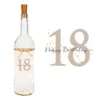 Flaschenlicht "Happy Birthday" zum Geburtstag | Personalisiert mit dem Alter | Geschenk für Sie und Ihn