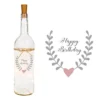 Flaschenlicht "Happy Birthday" | Besonderes Geschenk zum Geburtstag mit LED Beleuchtung | Schönes Geburtstagsgeschenk zum Verschenken