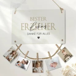 Fotogeschenk Erzieherin Geschenk Geburtstag Erzieher Namen Abschiedsgeschenk Kita Geburtstagsgeschenk