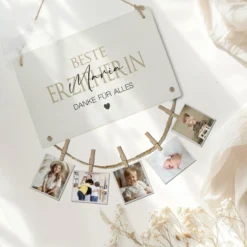 Fotogeschenk Erzieherin Geschenk Geburtstag Erzieher Namen Abschiedsgeschenk Kita Geburtstagsgeschenk