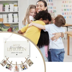 Fotogeschenk Leherin Geschenk Geburtstag Lehrer Namen Abschiedsgeschenk Schule Geburtstagsgeschenk