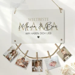 Fotogeschenk Mama Geschenk Geburtstag Geburtstagsgeschenk Mama Namen Muttertag