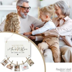 Fotogeschenk Opa Geschenk Geburtstag Geburtstagsgeschenk Großvater Namen