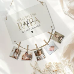 Fotogeschenk Papa Geschenk Geburtstag Geburtstagsgeschenk Papa Namen Vatertag