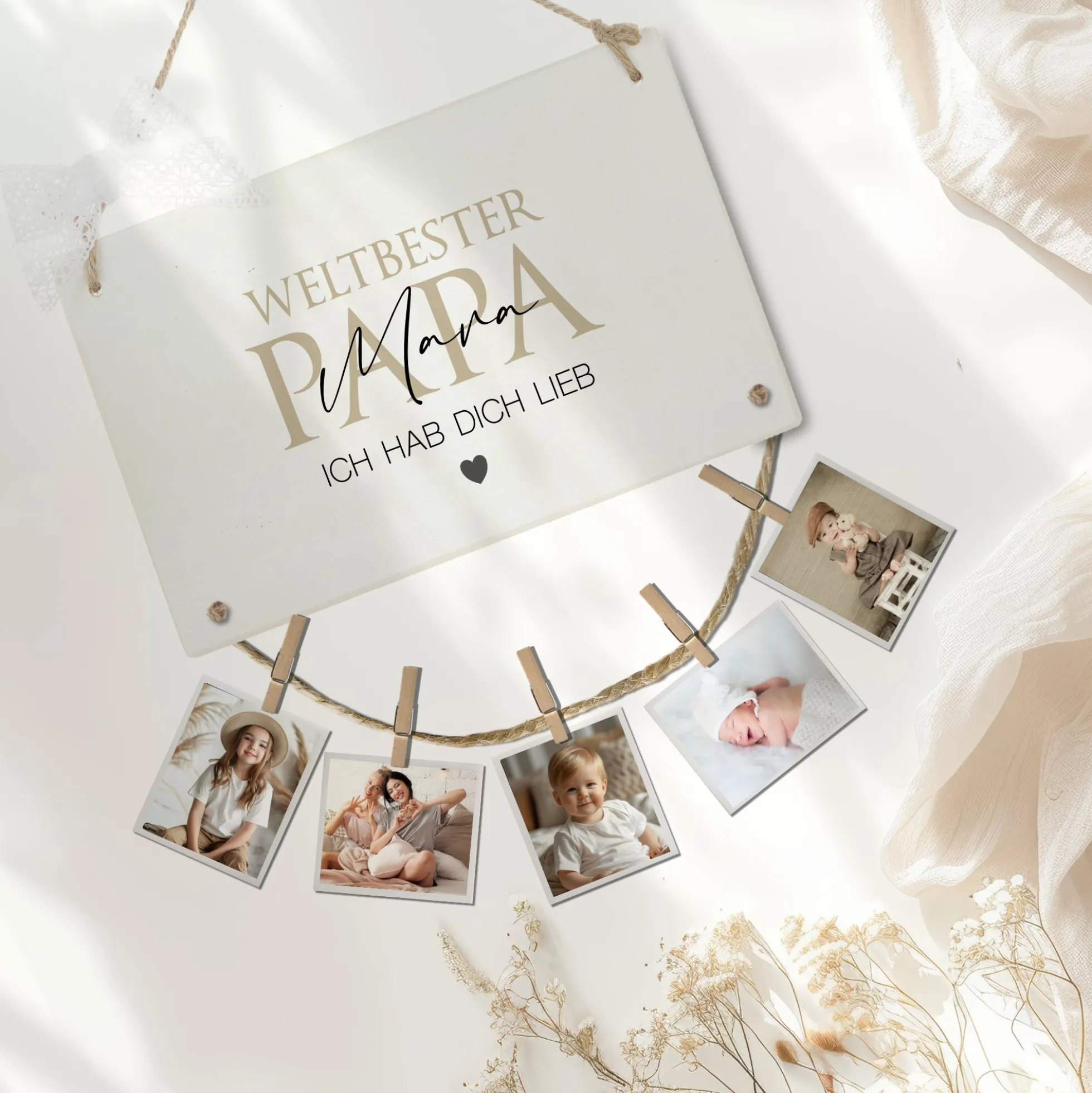 Fotogeschenk Papa Geschenk Geburtstag Geburtstagsgeschenk Papa Namen Vatertag