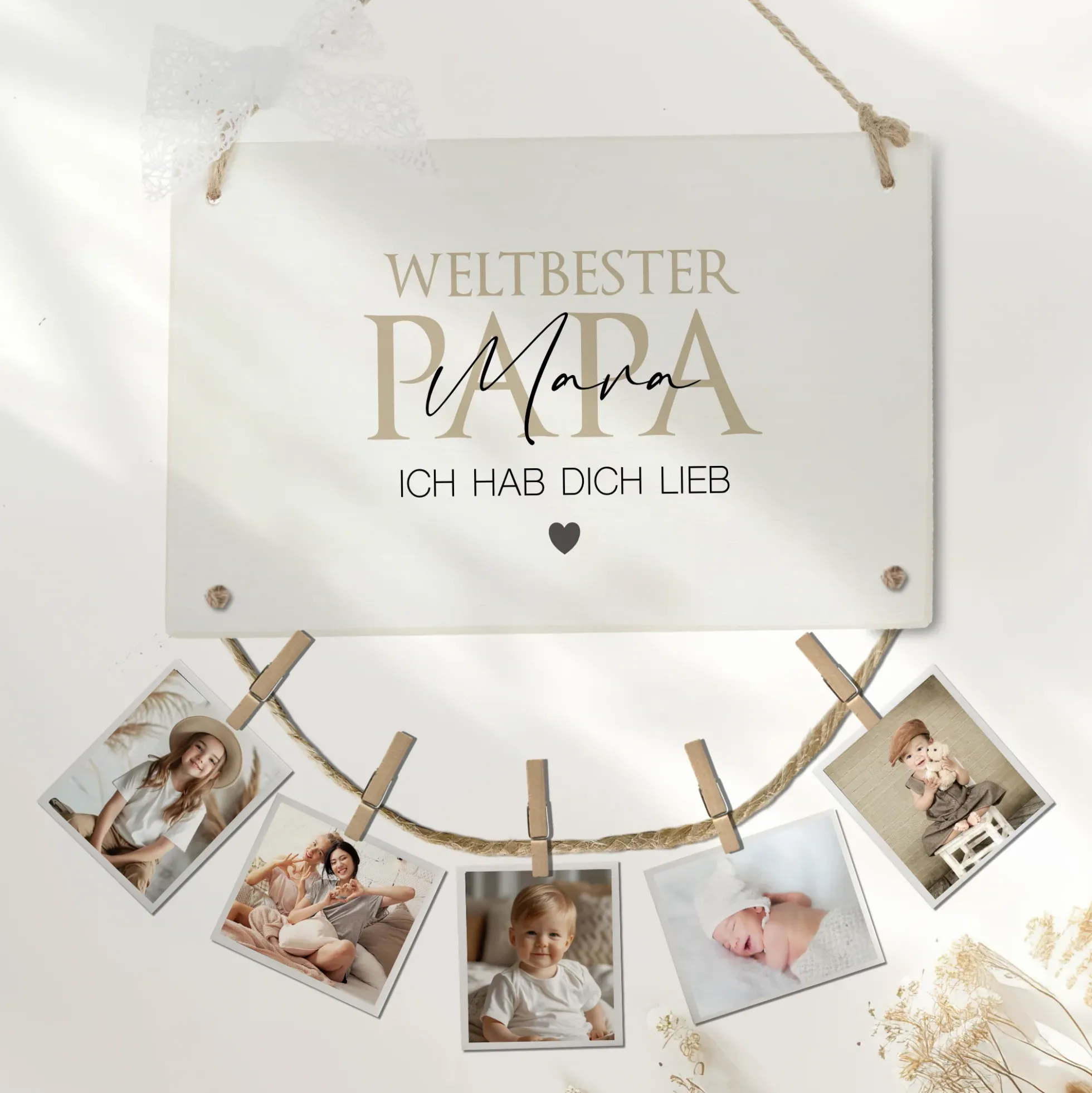 Fotogeschenk Papa Geschenk Geburtstag Geburtstagsgeschenk Papa Namen Vatertag