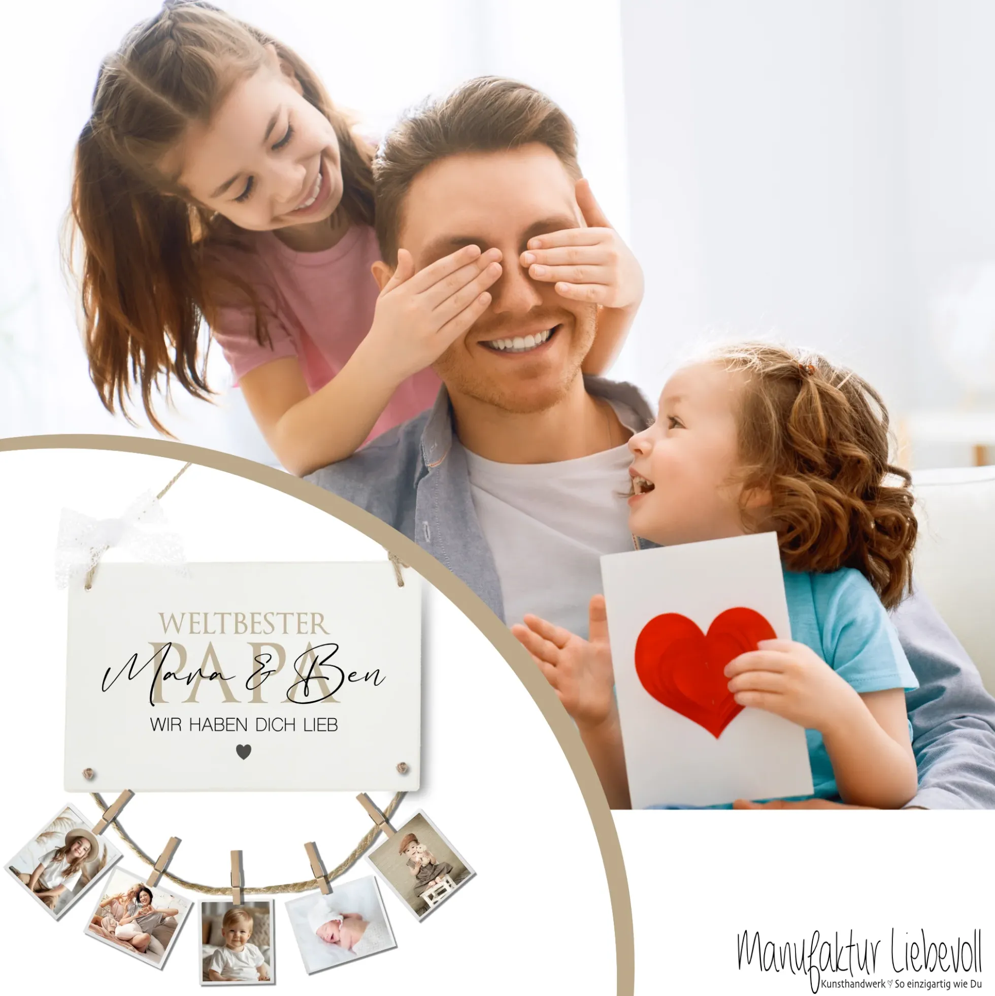 Fotogeschenk Papa Geschenk Geburtstag Geburtstagsgeschenk Papa Namen Vatertag