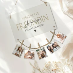 Freundin Geschenk Geburtstag Fotogeschenk Lieblingsfreundin Geburtstagsgeschenk Personalisiert