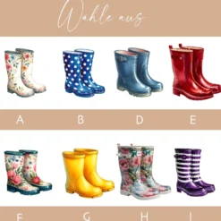 Fußmatte Personalisiert Gummistiefel Fussmatte Familie Türmatte Personalisiert Geschenk Schmutzfangmatte Fußmatte
