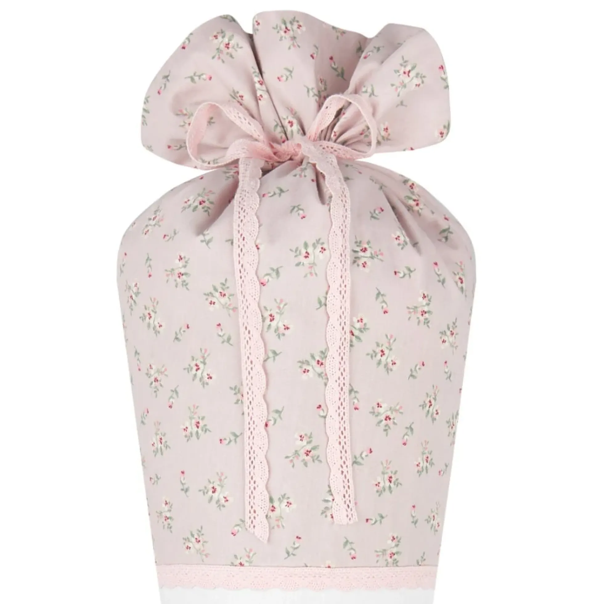 Geblümte Schultüte "Ballerina" aus Stoff | Personalisiert mit dem Namen für Mädchen | Optional mit Füllkissen und Spitzenschutz