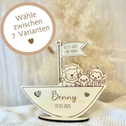 Geldgeschenk mit Namen zur Geburt, Taufe Geschenk Geburtstag Kommunion Konfirmation Firmung