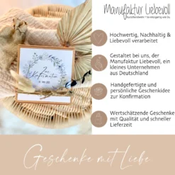 Geldgeschenk zur Konfirmation, Personalisierte Verpackung, Konfirmationsgeschenk