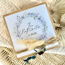 Geldgeschenk zur Konfirmation, Personalisierte Verpackung, Konfirmationsgeschenk