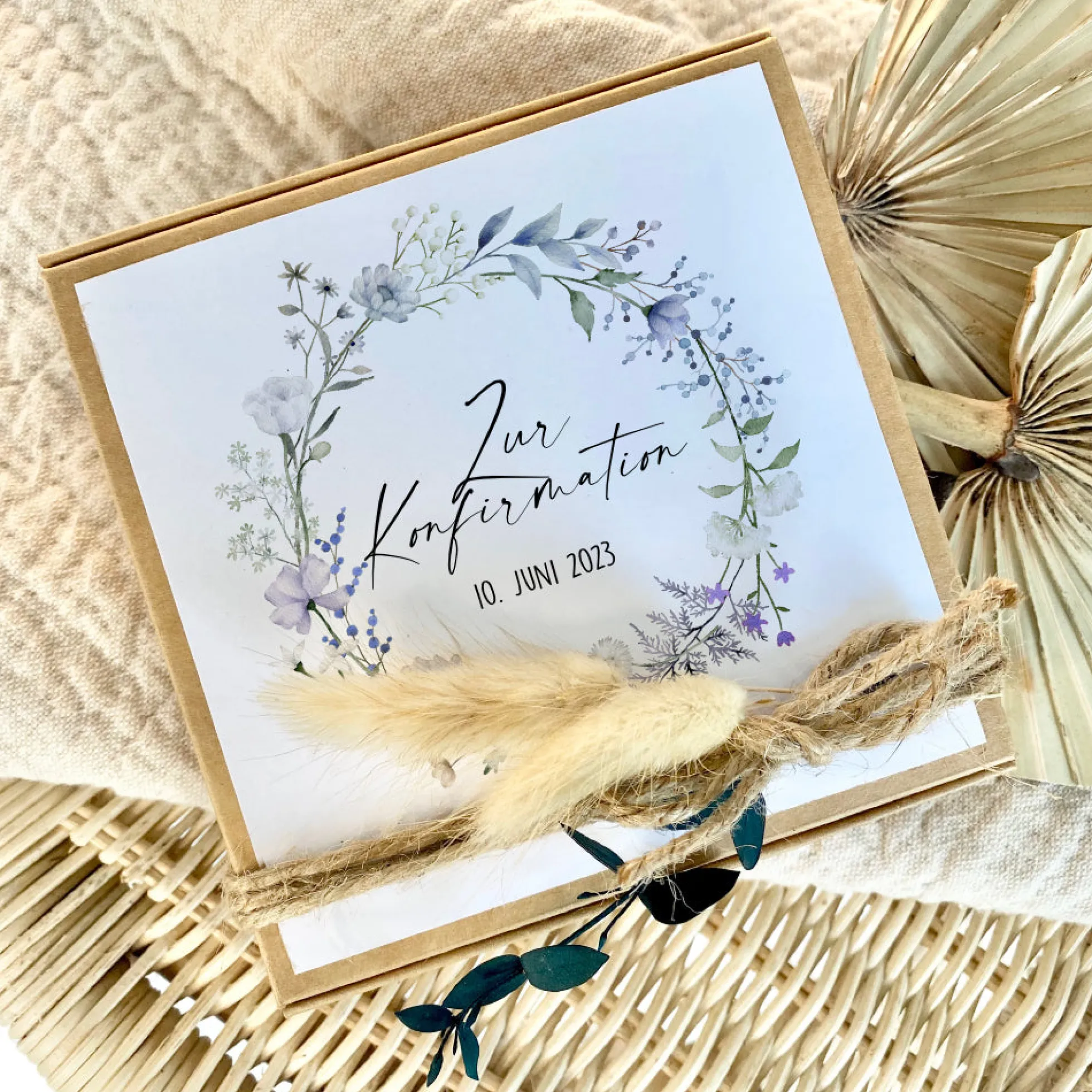 Geldgeschenk zur Konfirmation, Personalisierte Verpackung, Konfirmationsgeschenk