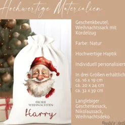 Geschenksack Namen Nikolaussack