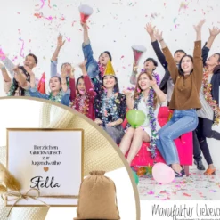 Geschenkschachtel Jugendweihe, Konfirmation, Kommunion, Firmung, Taufe, Einschulung Karte mit Namen, Geldgeschenk Box inkl. Jutebeutel I Manufaktur Liebevoll