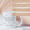 Geschenk Tasse für die Busenfreundin | Keramiktasse mit Spruch und Namen für die beste Freundin