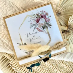 Geschenkverpackung zur Hochzeit, Individuelles personalisiertes Geldgeschenk inkl. Jutebeutel