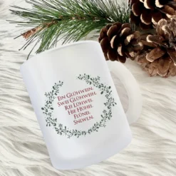Glastasse Glühwein mit Spruch - Ein Glühwein, swei Glühweih...