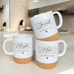Herzensmensch Tasse Personalisiert Tasse mit Namen Kaffeetasse Herzensmensch Geschenk Beste Freundin Kaffeebecher Tasse