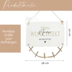 Herzensmensch Wunschtext Personalisiertes Fotogeschenk mit Namen für Frauen & Männer Geburtstag Geburtstagsgeschenk