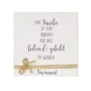Holzbild mit Spruch "Eine Familie zu sein bedeutet für uns: lieben & geliebt zu werden. Für immer!" | Schöne Wanddekoration für das Zuhause u. besondere Geschenkidee für Familien