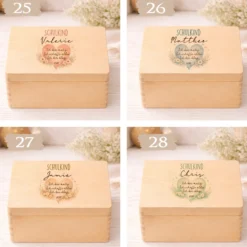 Holzkiste Schulkind 2026 Geschenk I Personalisierte Erinnerungsbox mit Namen viele Motive I Mädchen Einschulung Junge Geschenk Schulstart