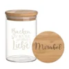 Keksglas mit Gravur, Personalisiertes Geschenk im Glas, Vorratsglas mit dem Namen