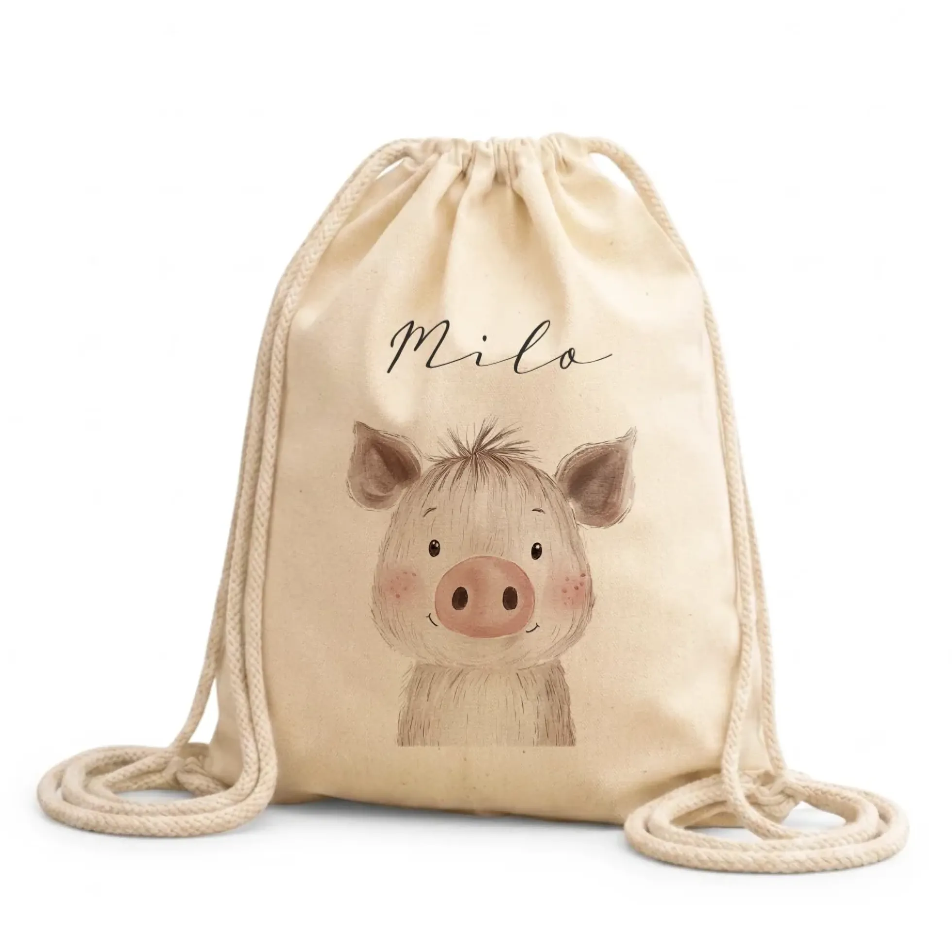 Kinder-Rucksack & Turnbeutel im Boho-Stil – Personalisiert für Kindergarten & Kita, Kinderbeutel