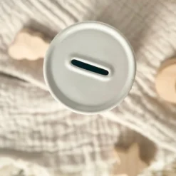 Kinderspardose mit Auto - Personalisiert mit dem Namen des Kindes