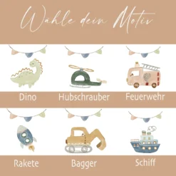 Kinderspardose mit Namen – Personalisierte Spardose aus Keramik mit Bambusdeckel