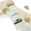 Kinder Trinkflasche "Auto" für Kinder mit Namen personalisiert | Thermosflasche Rennauto aus Edelstahl mit Bambusdeckel für Jungen & Teenager | 500ml