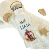 Kinder Trinkflasche "Motorrad" für Jungen mit Namen | Thermosflasche Motorradfahrer aus Edelstahl für Teenager Kita Schule Geschenk