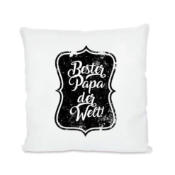 Kissen "Bester Papa der Welt" | Perfektes Geschenk für Väter | Kissengeschenk mit Spruch