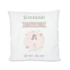 Kissen "Du bist 1. Klasse" | Originelles Einschulungsgeschenk für das Schulkind | Kissengeschenk für Mädchen | Personalisiert mit dem Namen | Geschenkidee mit Ballerina