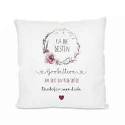 Kissen für die besten Großeltern mit Spruch | Geschenk für Oma und Opa