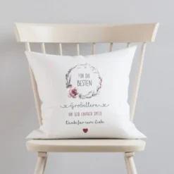 Kissen für die besten Großeltern mit Spruch | Geschenk für Oma und Opa