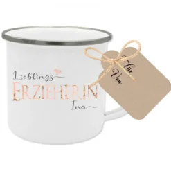 Kissen "Lieblingserzieherin" für die Erzieherin | Personalisiert mit dem Namen | Schönes Geschenk u. perfekte Geschenkidee als Dankeschön und zum Abschied | 3 Produktvarianten zur Auswahl