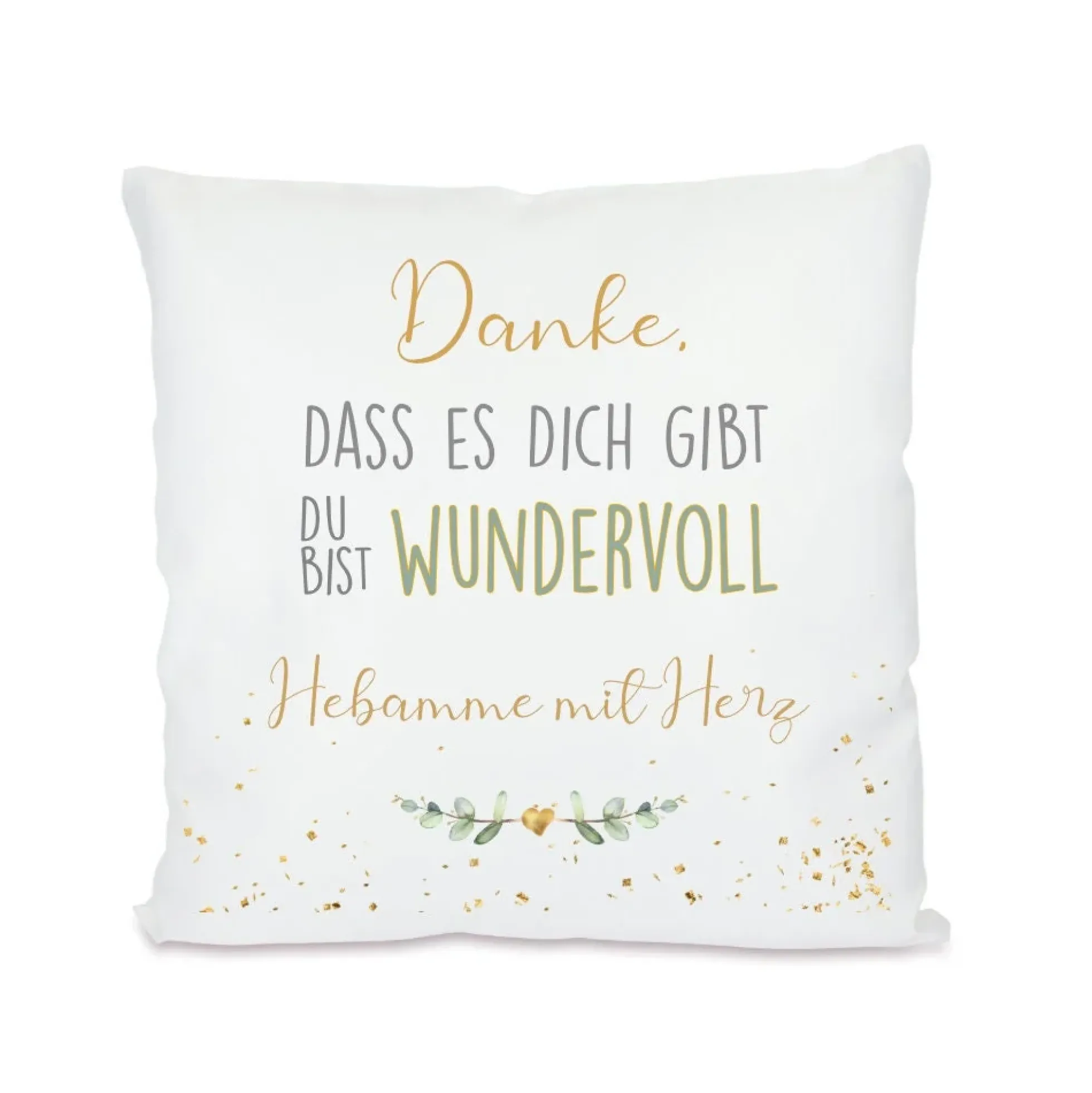 Kissen mit Spruch für die "Erzieherin mit Herz" | Kreatives Geschenk als Dankeschön für die tolle Kitazeit | Besondere Geschenkidee zum Abschied | 8 Motivvarianten zur Auswahl