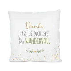 Kissen mit Spruch für die